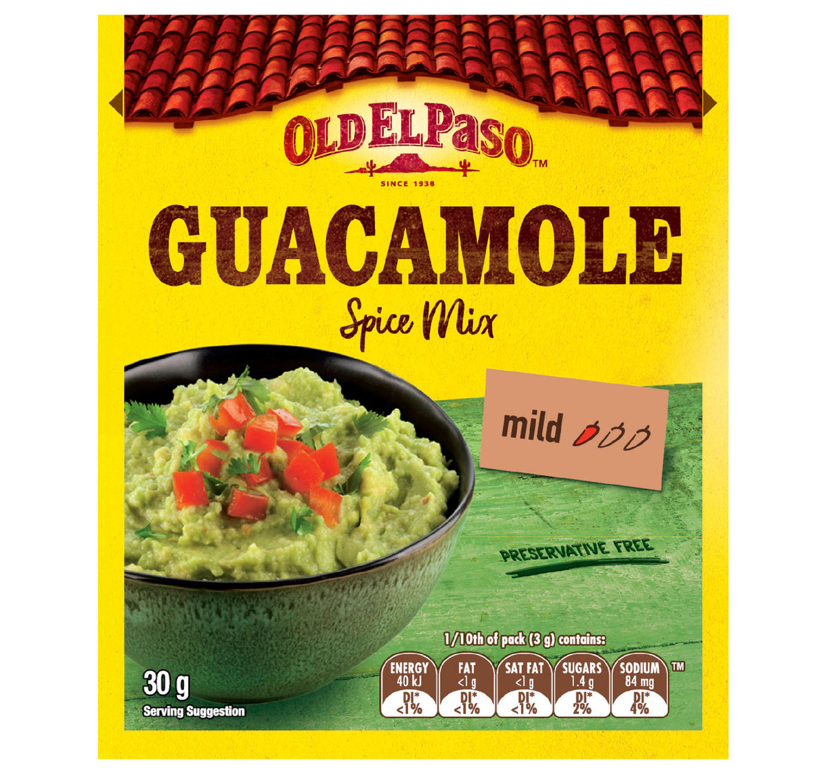Old El Paso Guacamole Spice Mix 30 g