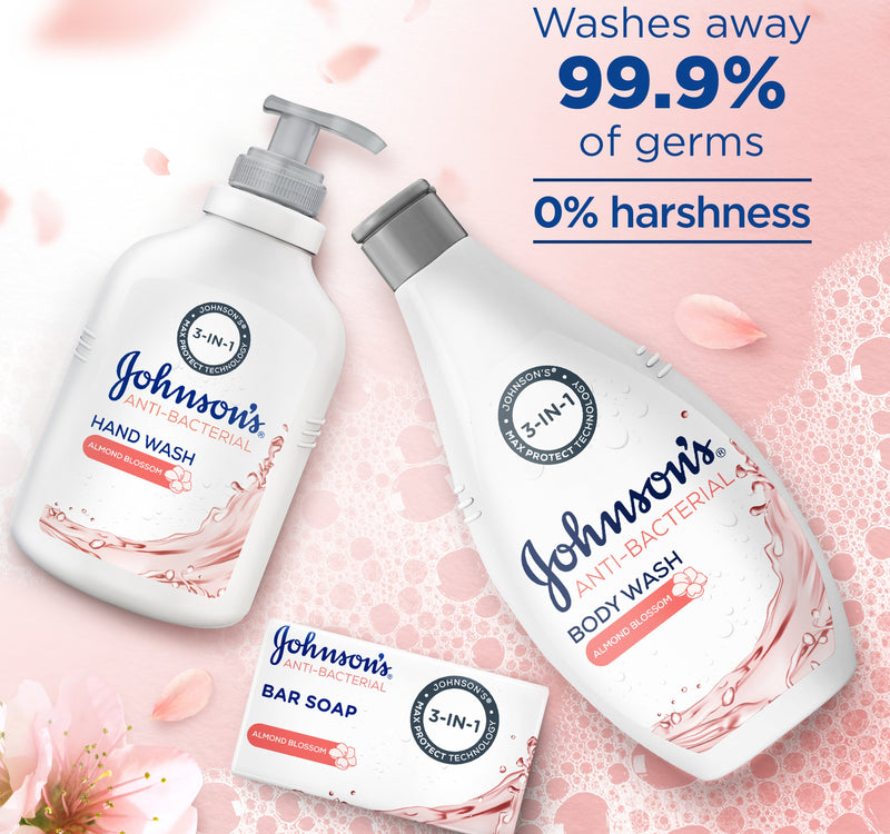 Johnson's Anti-Bacterial Body Wash Almond Blossom 250 ml