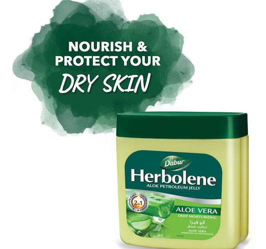 Dabur Herbolene Aloe Petroleum Jelly Enriched with Aloe Vera and Vitamin E 115 ml