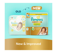 Pampers Ultimate Comfort Taped Diapers, Size 1, 2-5kg 50 pcs