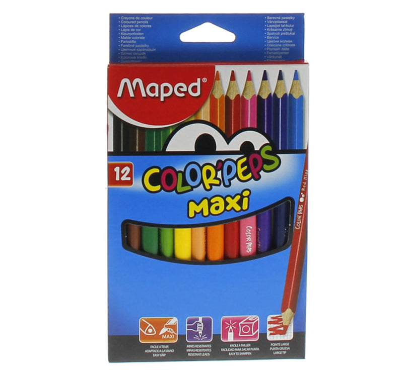 Maped Jumbo Color Pencil 834010 12Pc