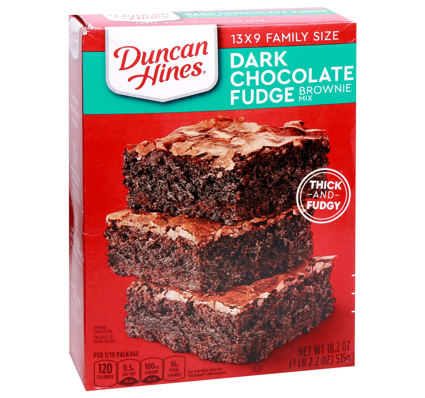 Duncan Hines Dark Chocolate Fudge Brownie Mix 515 g Lulu Hypermarket