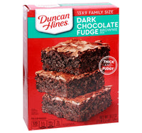 Duncan Hines Dark Chocolate Fudge Brownie Mix 515 g Lulu Hypermarket