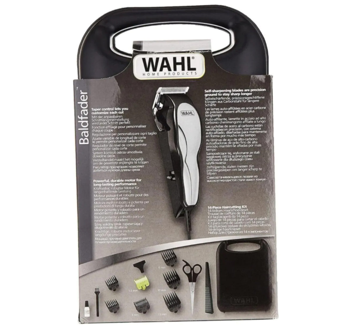 Wahl Baldfader Corded Hair Clipper Kit, Black, 79111-527