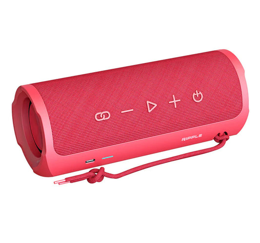 Hifuture IPX7 Portable Wireless Speaker, Red, Ripple