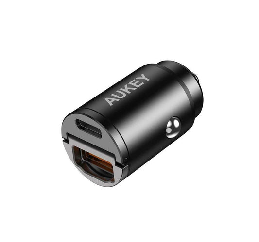 Aukey 30W Metal Dual Port Fast Car Charger CCA3 Lulu Hypermarket