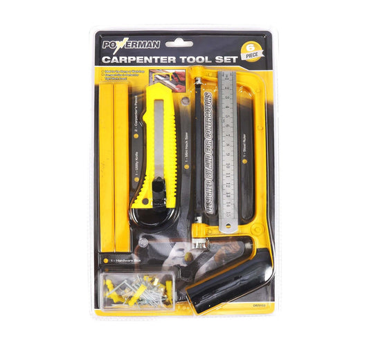 Powerman Carpenter Tool Set 6pcs DR-73153
