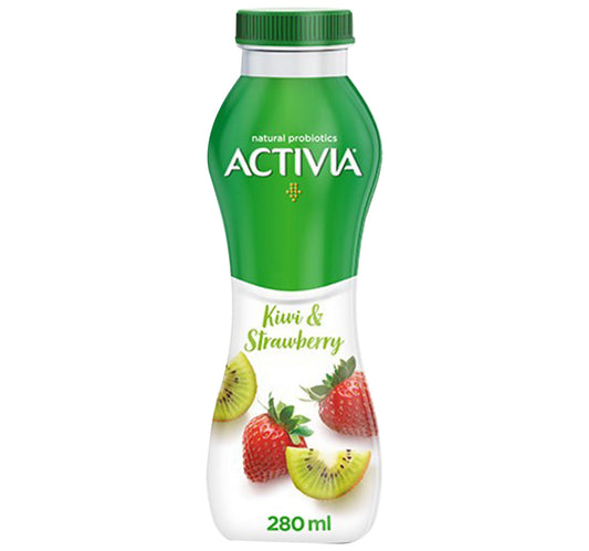 Activia Go Drinkable Yoghurt Kiwi & Strawberry 280 ml