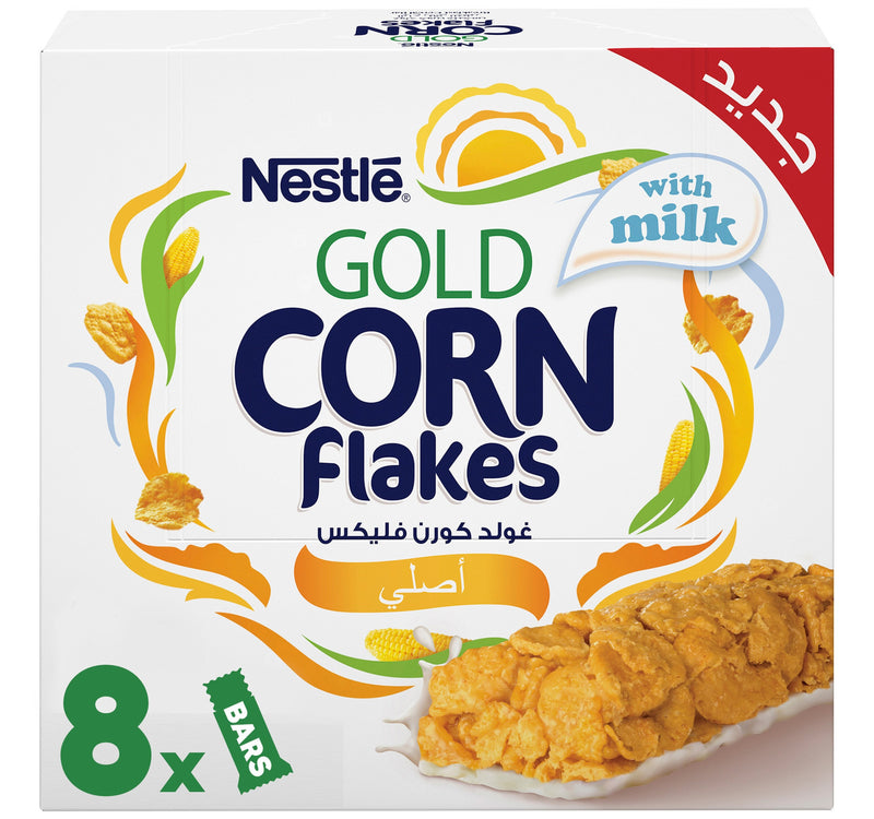Nestle Gold Cornflakes Original Cereal Bar 8 x 20 g Lulu Hypermarket