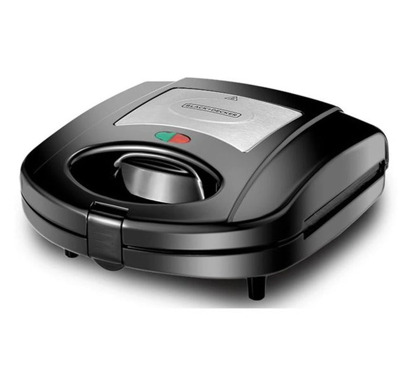 Black+Decker 3 In 1 Interchangeable Sandwich Maker, Black, TS2130-B5
