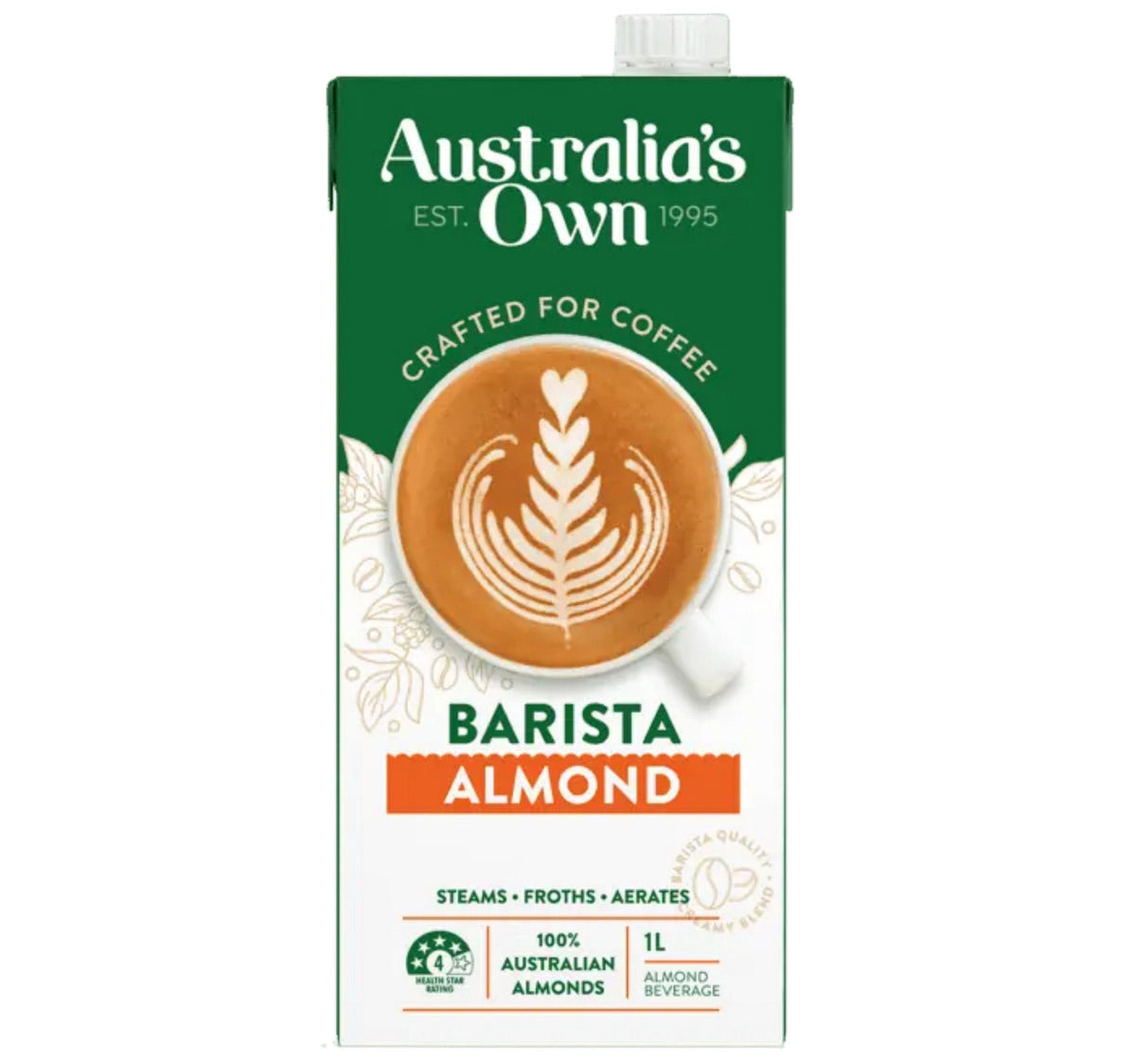 Australia's Own Barista Almond Milk 1 Litre Lulu Hypermarket