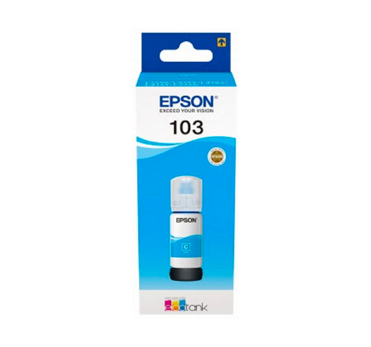 Epson 103 (T00S24A) Cyan Ink Bottle 65ml
