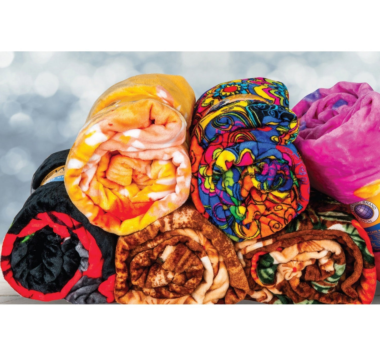 Homewell Silky Soft Blanket 150x200cm Assorted per pc