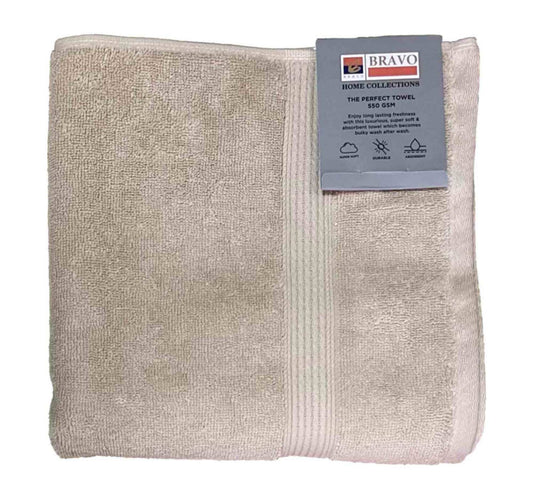 Bravo Hand Towel, 50 x 100 cm, Beige