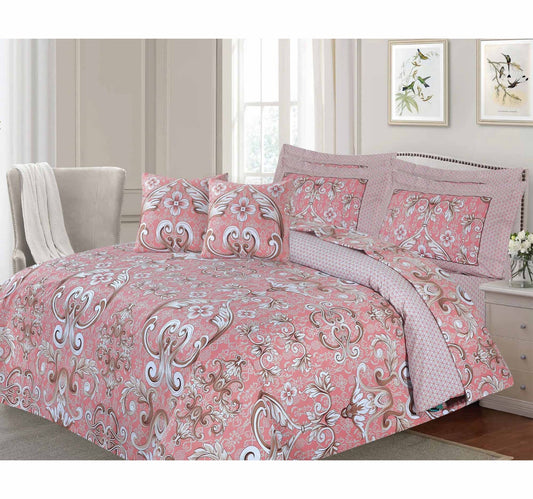 Barbarella Cotton Quilt Cover (275x260cm) King 3pcs Set 144TC Jogin