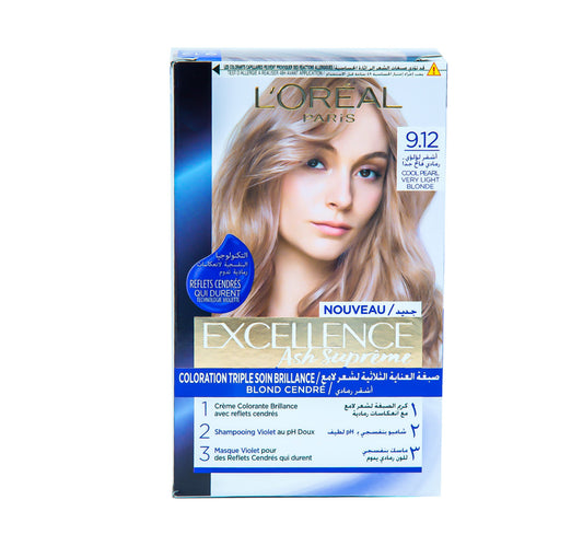 L'Oreal Paris Excellence 9.12 Cool Pearl Very Light Blonde 1 pkt