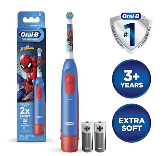 Oral-B Spiderman Kids Electric Toothbrush, DB5.510.1K