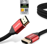 كابل HDMI 8K من Honeywell مع إيثرنت، 1 متر، أحمر، HC000020