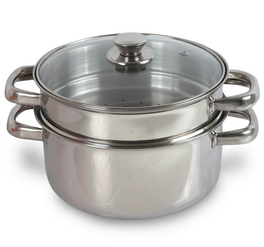 Vinod Stainless Steel Steamer 2 Tier 20cm