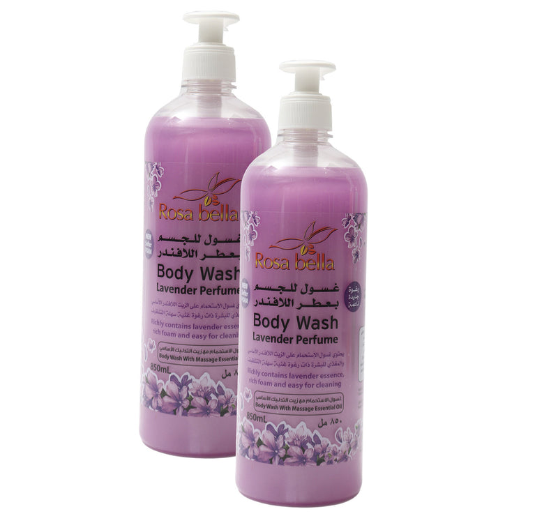 Rosa Bella Lavender Body Washer 2 x 850 ml
