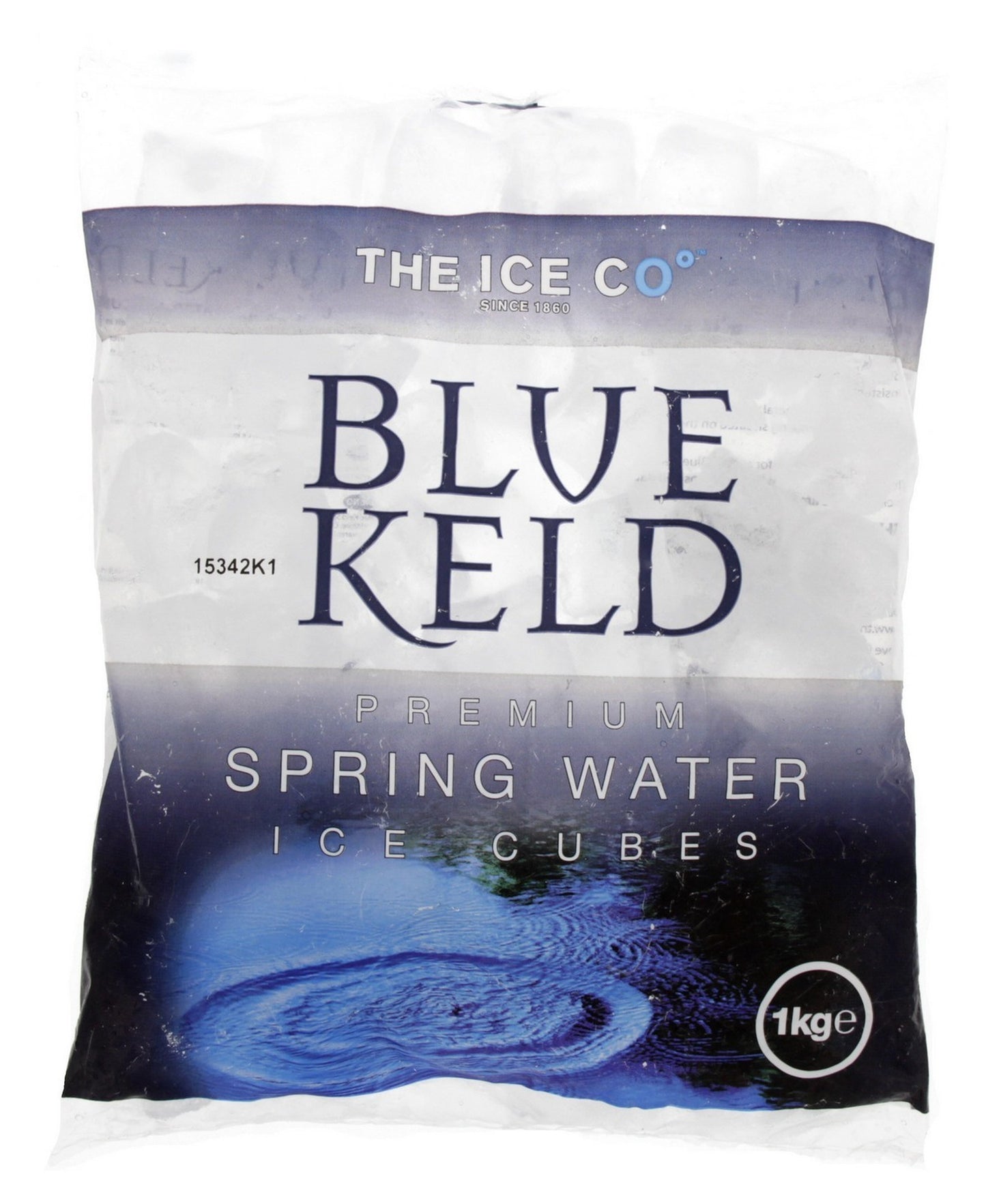 The Ice Co Blue Keld Spring Water Ice Cubes 1 kg Lulu Hypermarket