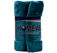 Homewell Solid Super Soft Single Flannel Blanket, 150 x 200 cm, Assorted