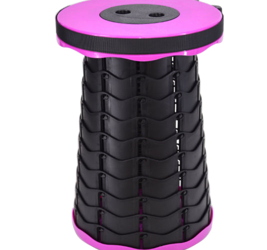 Maple Leaf Portable Folding Stool, Purple, 102