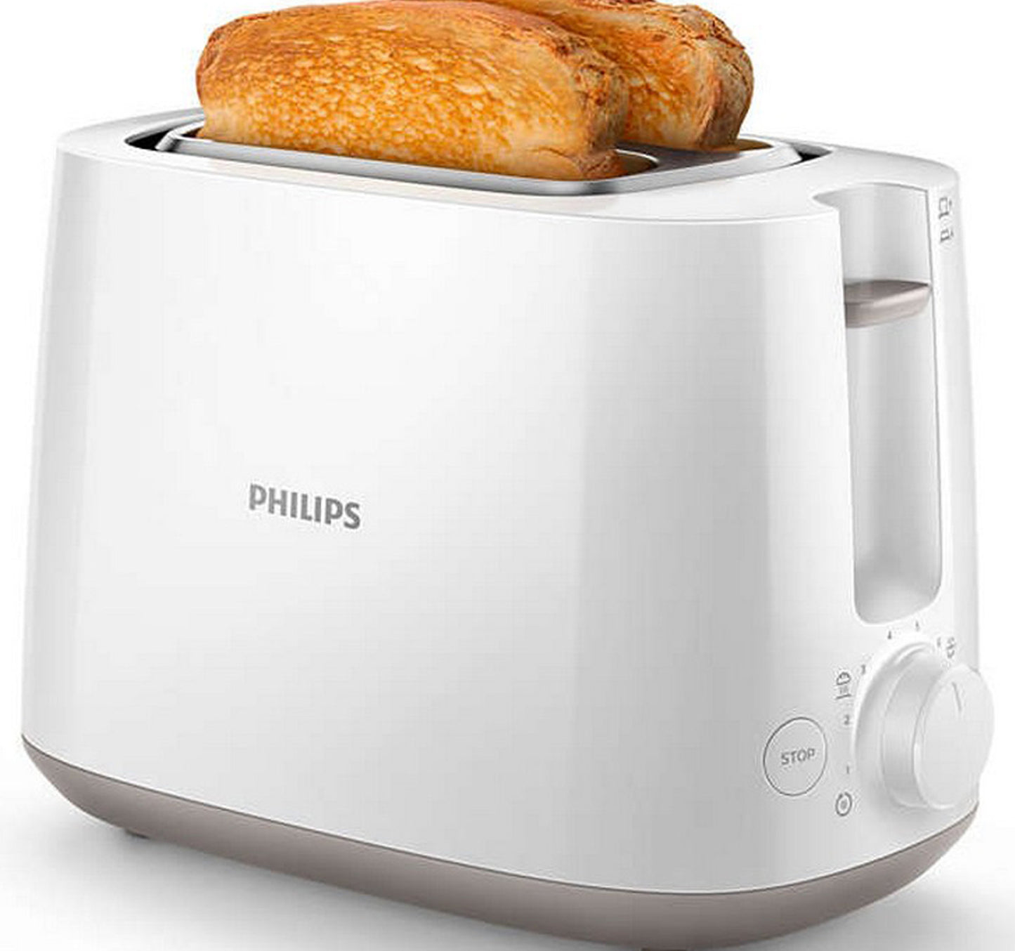 Philips Daily Collection Toaster, 830 W, White, HD2581/01