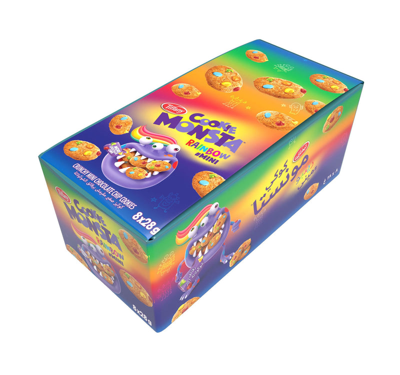 Tiffany Cookie Monsta Mini Rainbow 8 x 28 g Lulu Hypermarket