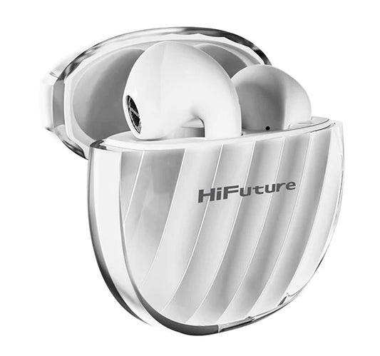 HiFuture FlyBuds3 ENC Enabled True Wireless Earbuds, White