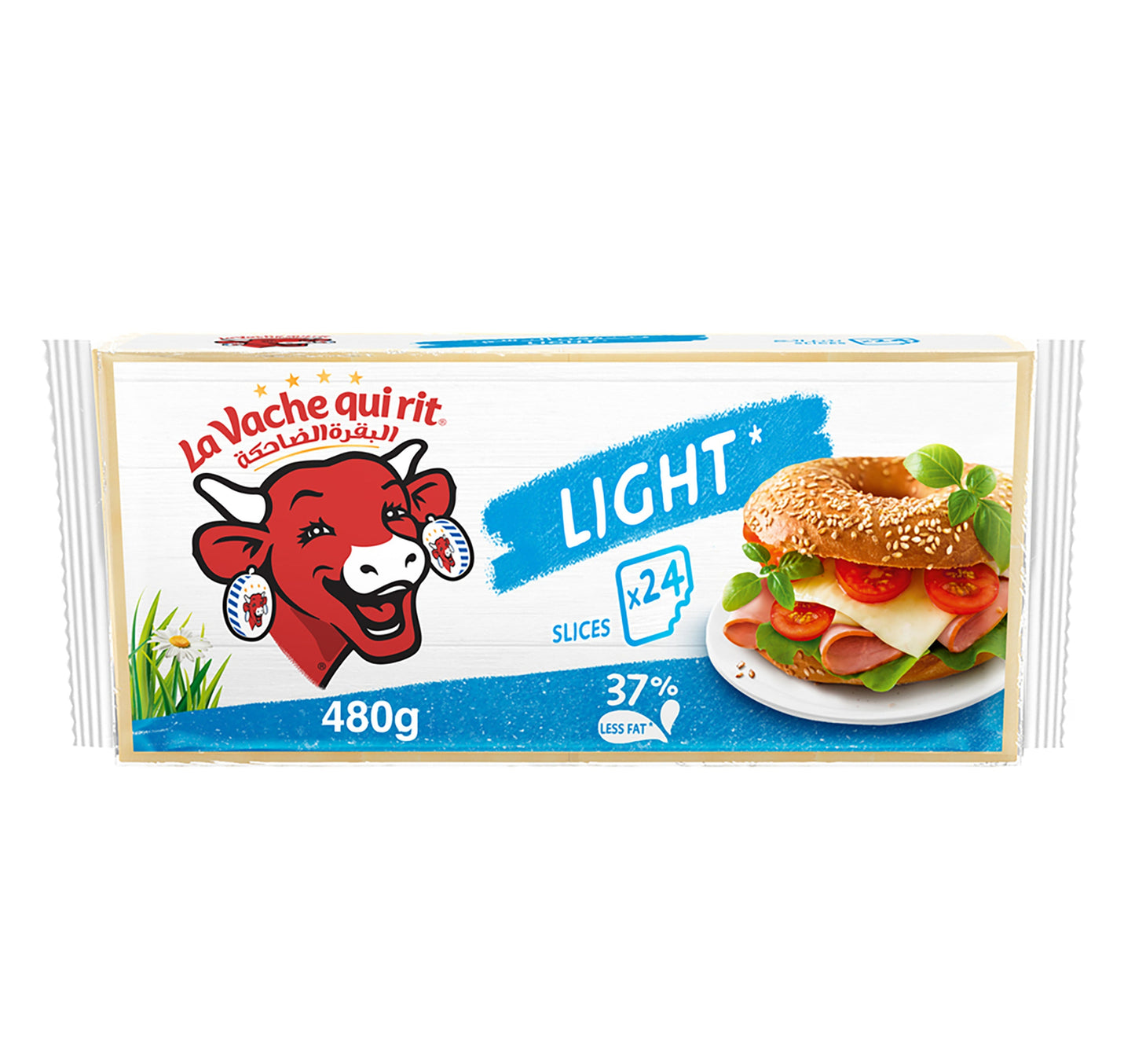 La Vache qui rit Light Cheese Slices 24 Slices 480 g Lulu Hypermarket