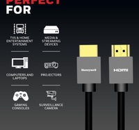 Honeywell High Speed HDMI 2.0 Cable with Ethernet, 3m, HC000009
