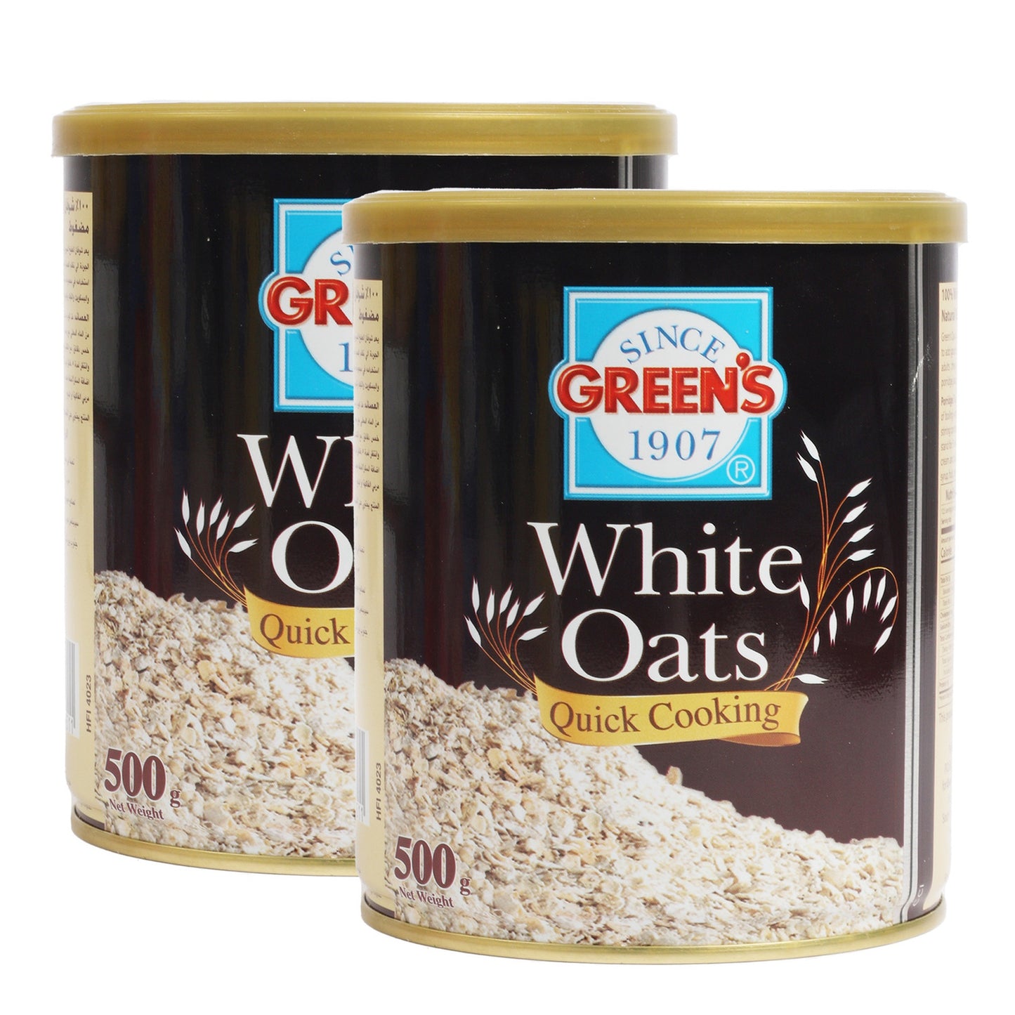 عبوة الشوفان الأبيض من جرينز، 2 × 500 جم
