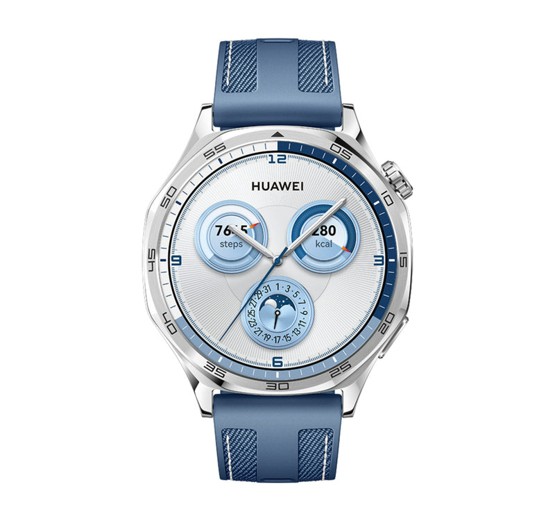 Huawei Watch GT 5 Smartwatch, Vili with Blue Woven Strap Lulu Hypermarket
