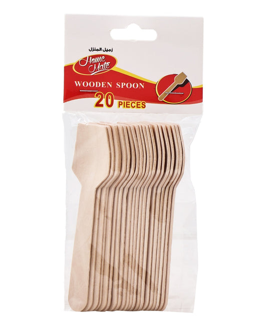 Home Mate Wooden Spoon WS3 20 pcs