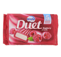 Igloo Duet Raspberry & Vanilla Ice Cream Bar 5 x 65 ml