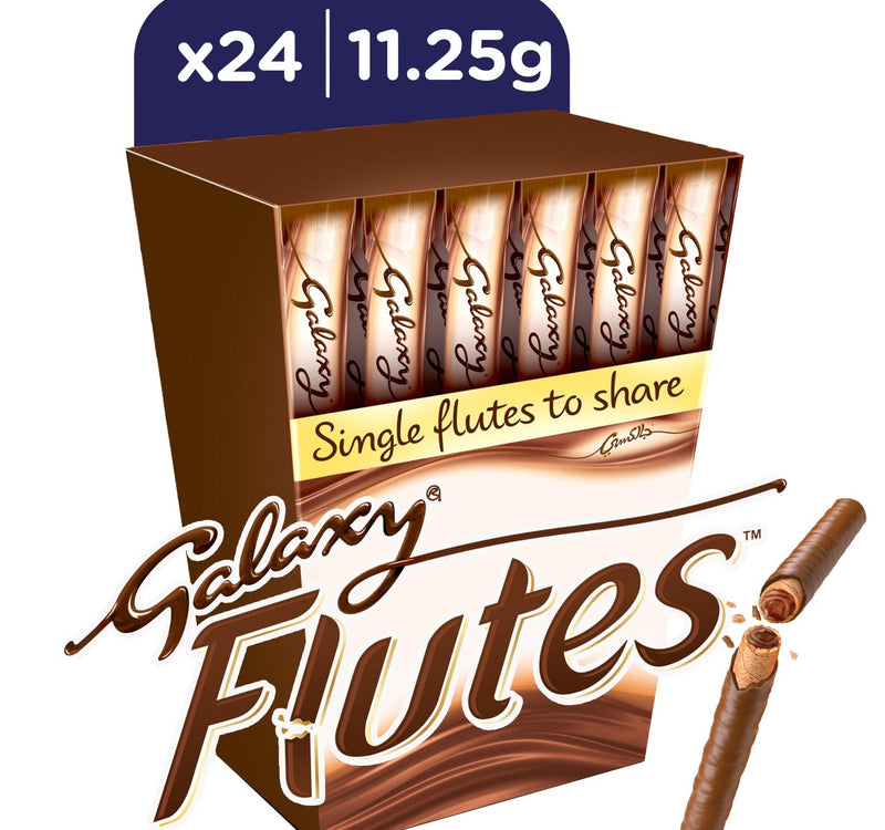 Galaxy Flutes Chocolate Twin Fingers 24 x 11.25 g Lulu Hypermarket