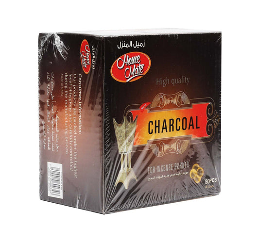 Home Mate Charcoal for Incense Burner 80pcs