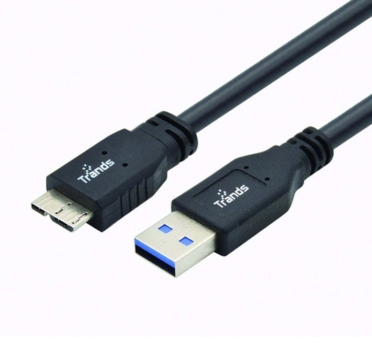 Trands USB 3.0 A Male to Micro B Male Cable 1 Meter CA258