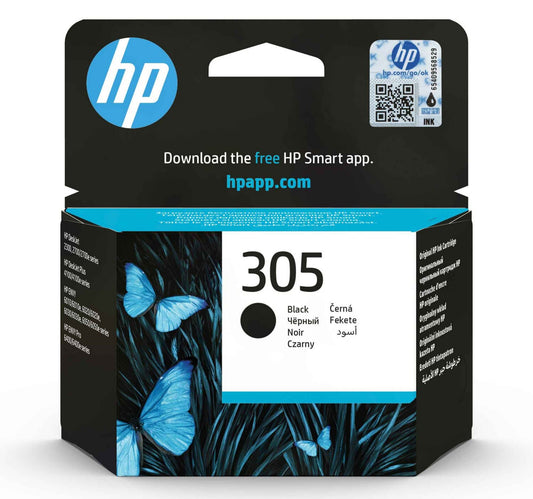 HP 305 Original Ink Cartridge, Black , 3YM61AE