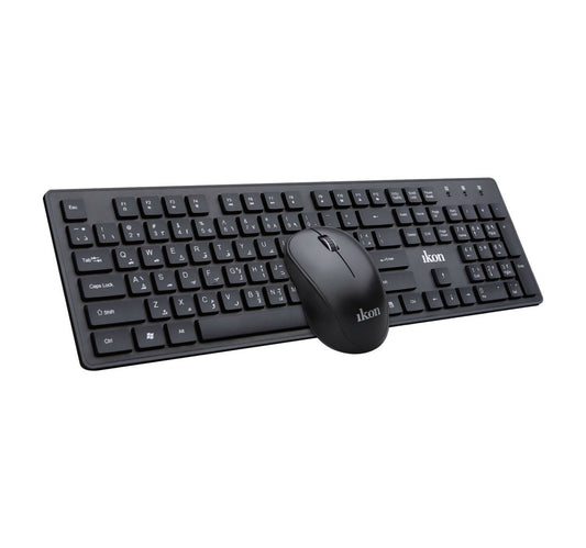 Ikon Wireless Keyboard+Mouse-WL IK-KM-206