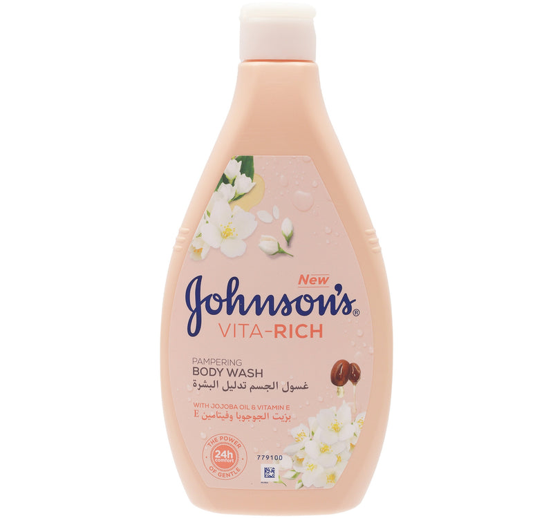 Johnson's Vita-Rich Pampering Body Wash With Jojoba Oil & Vitamin E 400 ml