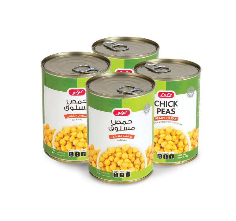 LuLu Chick Peas Value Pack 4 x 400 g Lulu Hypermarket