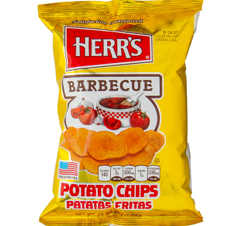 Herr's Barbecue Potato Chips 28 g Lulu Hypermarket