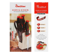 Chefline Knife Block Set, 6 Pcs, IND