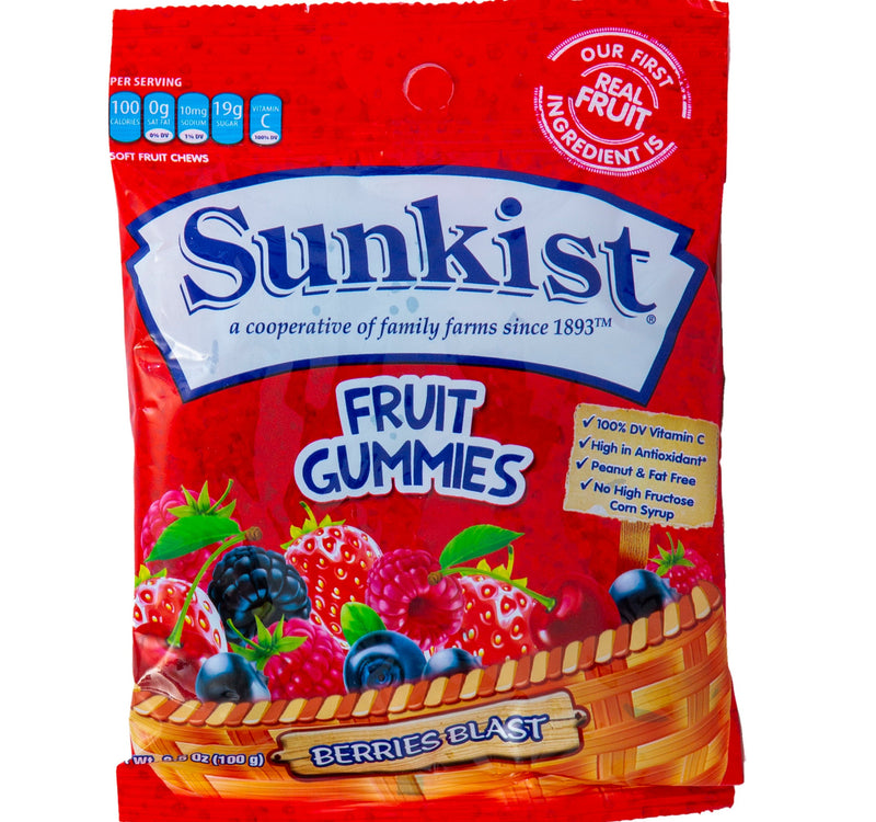 Sunkist Berries Blast Fruit Gummies 100 g Lulu Hypermarket