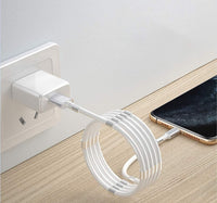Trands Magnetic Absorption Lightning Data Cable, Portable Self Winding Clutter CA569