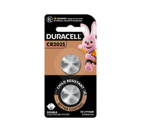 بطارية ليثيوم عملة معدنية Duracell Specialty 2025، 3 فولت، عبوة من قطعتين (DL2025/CR2025) مناسبة للاستخدام في حلقات المفاتيح والمقاييس والأجهزة القابلة للارتداء والأجهزة الطبية