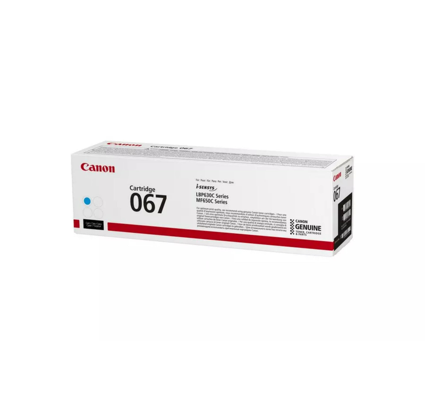 Canon Toner Cartridge, Cyan, 067
