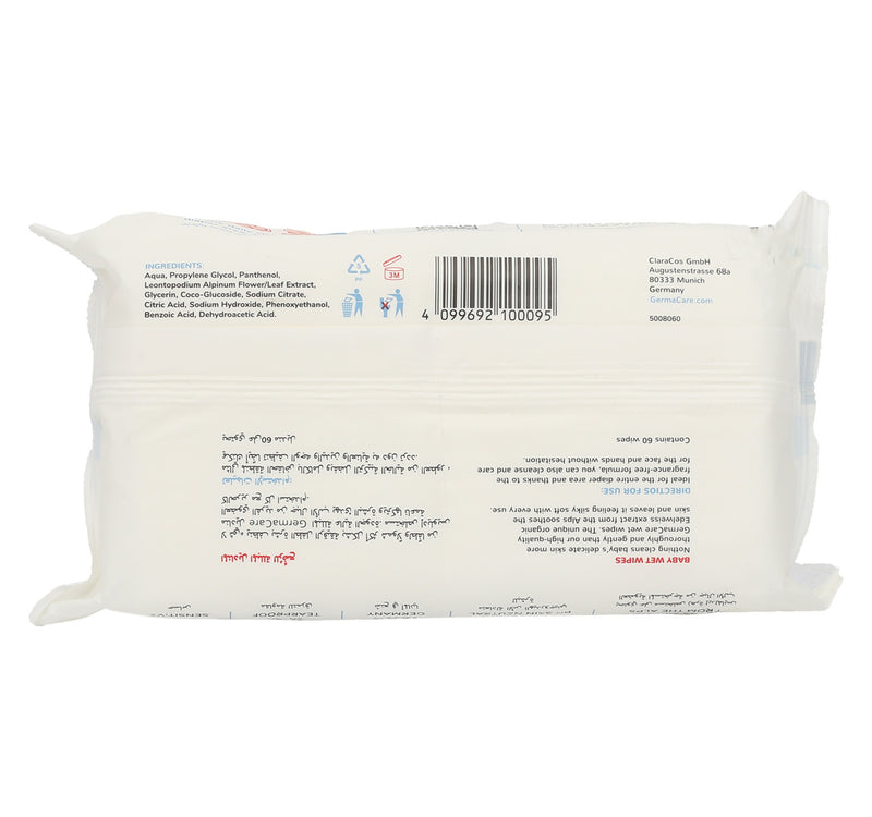 Germacare Baby Wet Wipes 60pcs